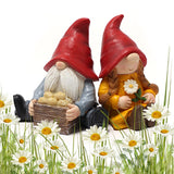 Resin Couple Dwarf Decoration Creative Courtyard Garden Elf Dwarf