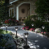 Ouddy Decor Solar Lights Outdoor Waterproof LED Garden Lights Cool White 8 Pack